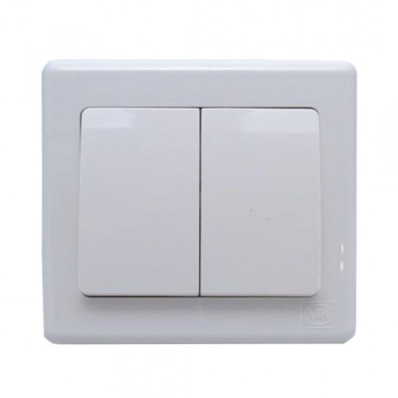 2GANG 1WAY SWITCH 10AX (MK)