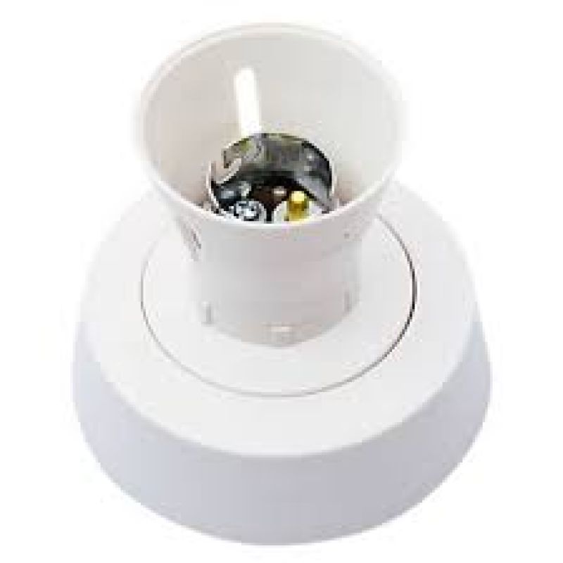 STRAIGHT BATTERN LAMPHOLDER - SCREW  (E27)