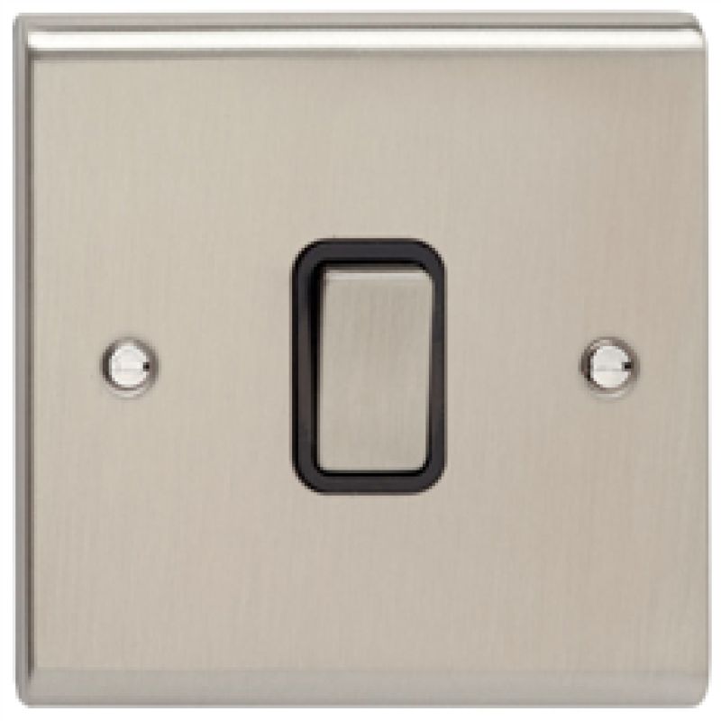 1GANG 2WAY DECOR STAINLESS STEEL-SILVER (DETA)