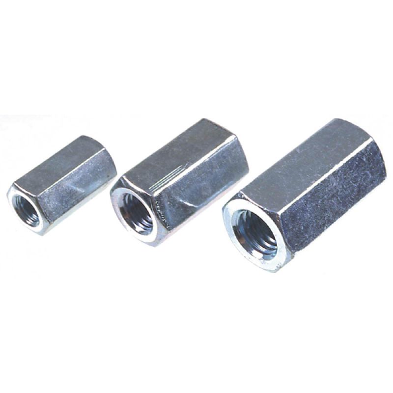 M6 BZP STUDDING CONNECTOR (NUT)